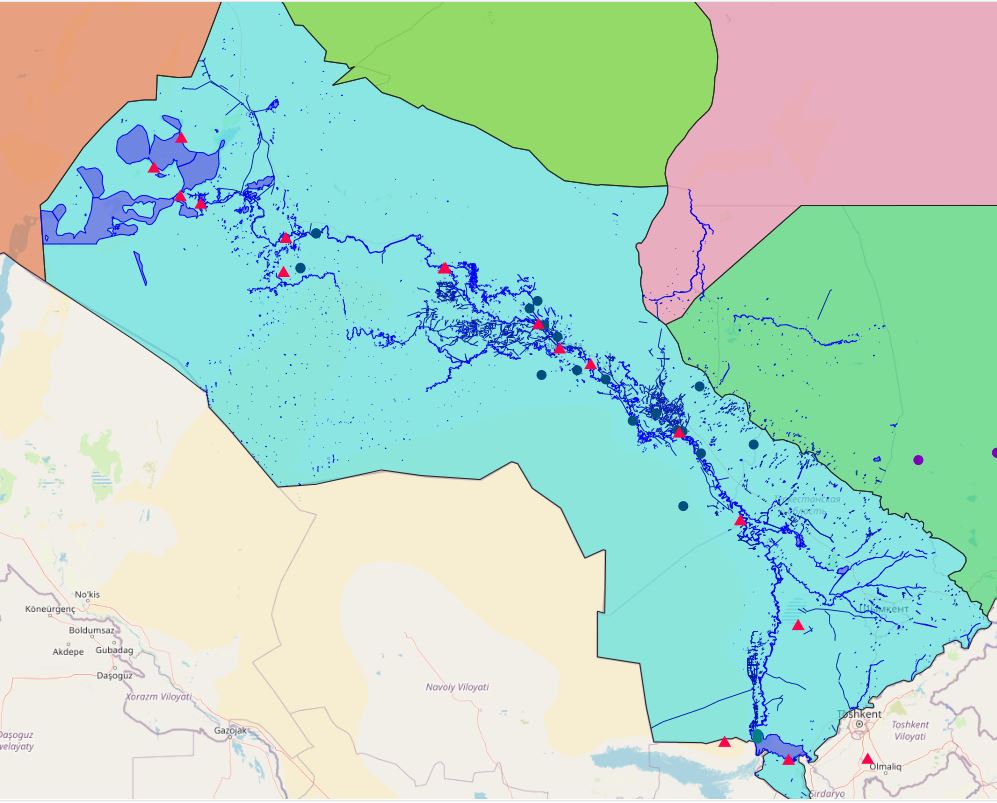 syrdarya web mapping