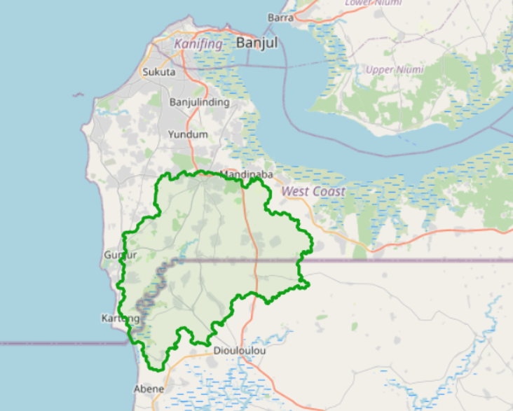 Carte interactive du bassin Allahein